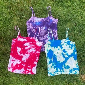 tie dye tank tops